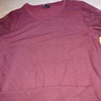 Бордо блуза Reserved, снимка 7 - Блузи с дълъг ръкав и пуловери - 34520702