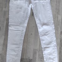 Бял панталон с перли , снимка 6 - Панталони - 37417189