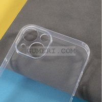Apple iPhone 13 - Силиконов Гръб със Защита на Камерата - Прозрачен, снимка 5 - Калъфи, кейсове - 36849260