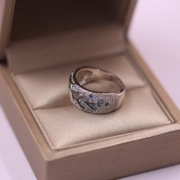 Ръчно изработени пръстени със сапфири, снимка 2 - Пръстени - 31805961