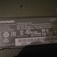 Lenovo ThinkPad Ultra Dock 40A2 FRU P/N 00HM917, снимка 1 - Лаптоп аксесоари - 44630131