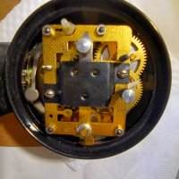 Часовник стар механичен будилник 8110 работещ, снимка 3 - Антикварни и старинни предмети - 35441487