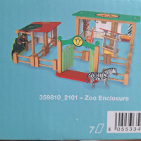 Дървена игра на Play tive Къщички в зоопарка , снимка 2 - Игри и пъзели - 44708630