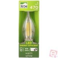 LSC LED лампа крушка с филамент димируема 4.5 watt Е14, снимка 2 - Крушки - 40737619