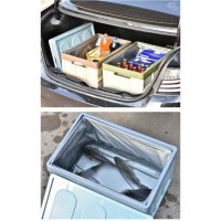 2630 Пластмасов органайзер за багажник на кола, сгъваем контейнер с капак, снимка 18 - Аксесоари и консумативи - 34565522
