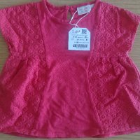 Чисто нова блузка с етикет Зара Бейби, снимка 1 - Бебешки блузки - 29324308