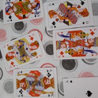 Стари карти тип ROKOKO , снимка 6 - Карти за игра - 37171092