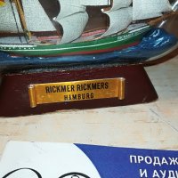 rickmer rickmers-hamburg-внос франция-14х8х3см, снимка 15 - Колекции - 29653229