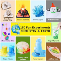 Нов Научен Комплект 150 Експеримента Образователен Подарък за деца, снимка 3 - Образователни игри - 44572321