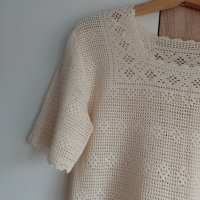 Дамска плетена блуза, снимка 4 - Блузи с дълъг ръкав и пуловери - 44162284
