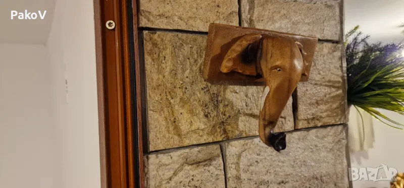 Закачалка за стена "Слонска Глава", снимка 1