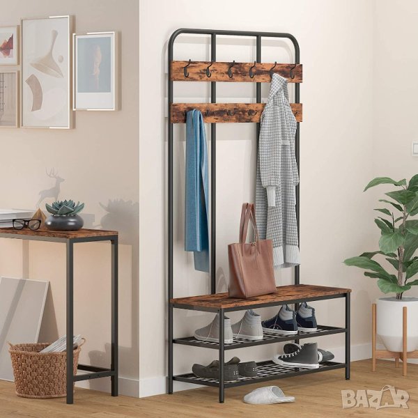 ПРОМОЦИЯ Закачалка / Портманто / Етажерка за антре BF05MT01, снимка 1