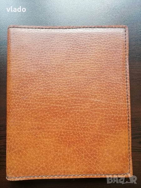 Луксозен азбучник от естествена кожа , снимка 1