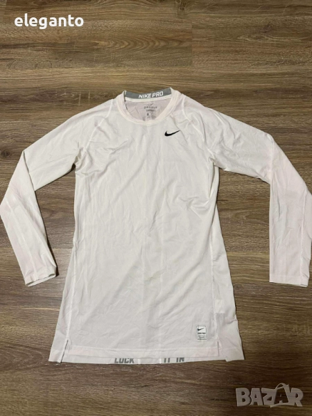 Мъжка блуза с дълъг ръкав Nike  Pro Fitted Long Sleeve Training Shirt , L размер , снимка 1