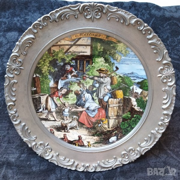 Чиния за стена Seltmann Weiden с BMF обков, снимка 1