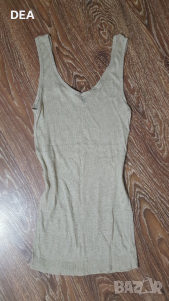 Кафяв потник-туника BENETTON S/M-5лв, снимка 1