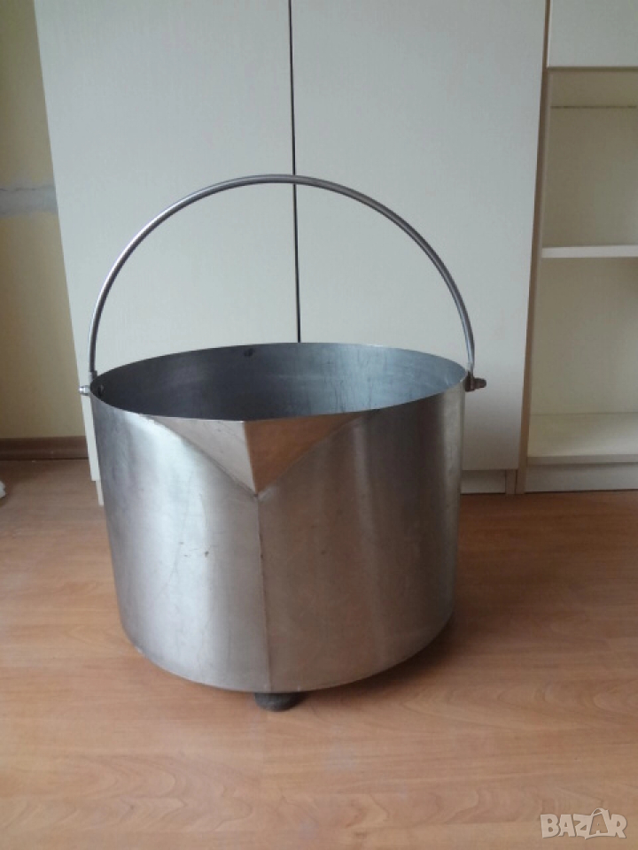 Голям неръждаем Казан ( бака ), снимка 1