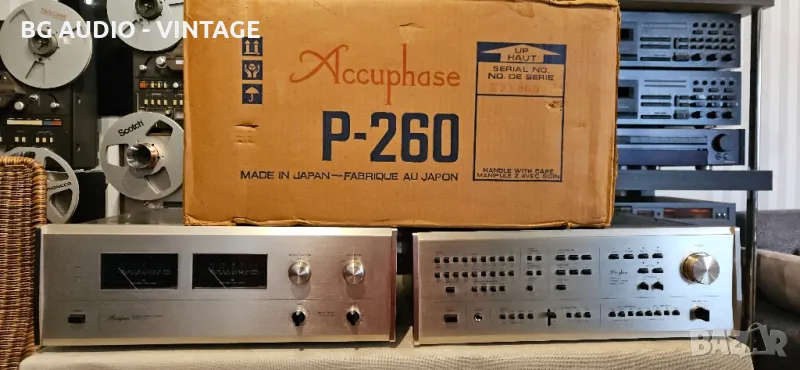 Accuphase P-260 , C-240 усилвател и предусилвател, снимка 1