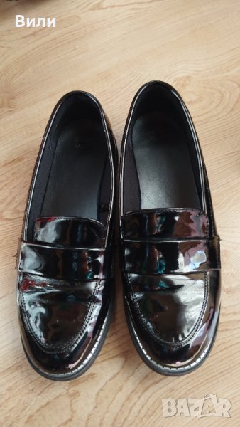 Черни лачени обувки 36н., снимка 1