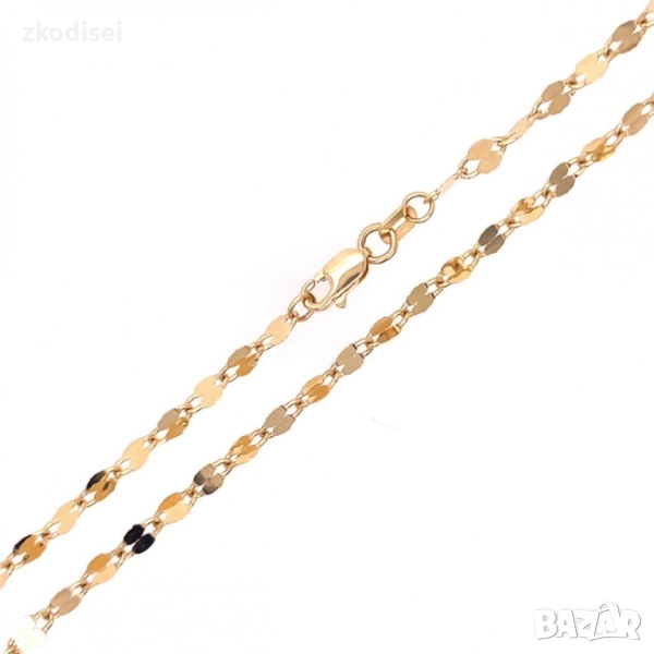 Златен синджир 2,86гр. 44,0см. 14кр. проба:585 модел:33610-6, снимка 1