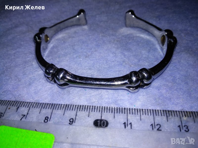 ДИЗАЙНЕРСКИ ВИНТИДЖ АРТ МОДЕЛ ГРИВНА ЛЕГИРАНА БЛАГОРОДНА НЕРЪЖДАЕМА СТОМАНА 38047, снимка 1