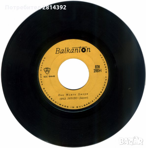 Малки грамофонни плочи сингли 7’-18см, винил поп рок диско вносни български и соц, снимка 1