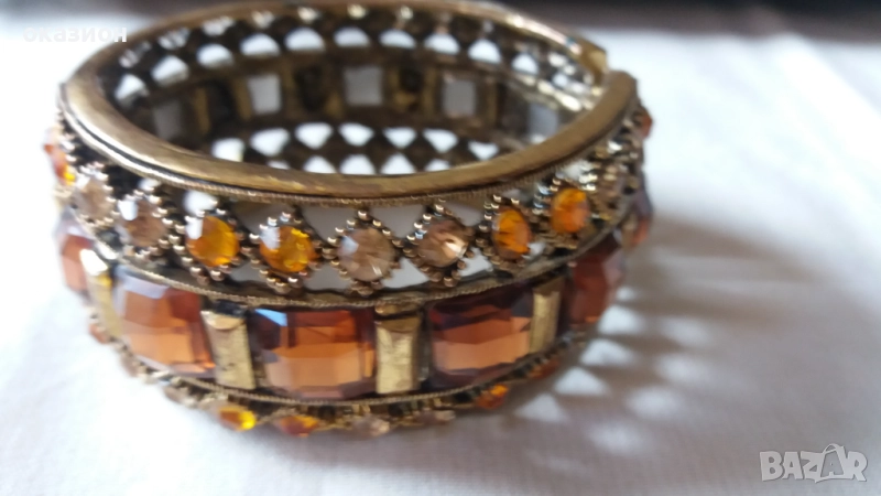 масивна гривна арт деко vintage, снимка 1