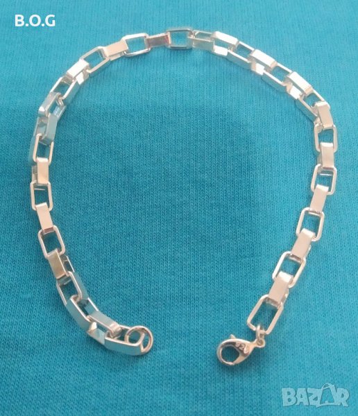 Нова, сребърена гривна. В подаръчна кутия, снимка 1