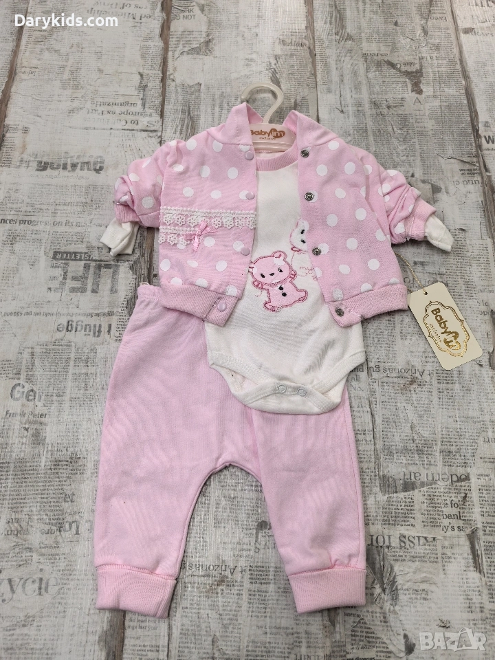 Комплект за момиче от три пасти, снимка 1