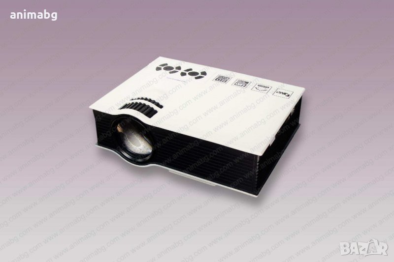 ANIMABG Мултимедиен HD LED проектор с WiFi, снимка 1