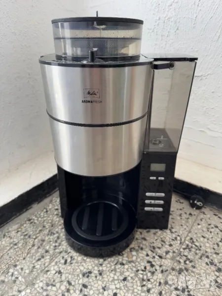 Шварц Кафемашина с Мелачка Melitta AromaFresh (1021-12), Кафеавтомат!, снимка 1