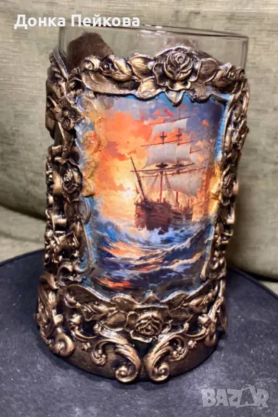 Ръчна изработка халба за бира 500 мл, снимка 1