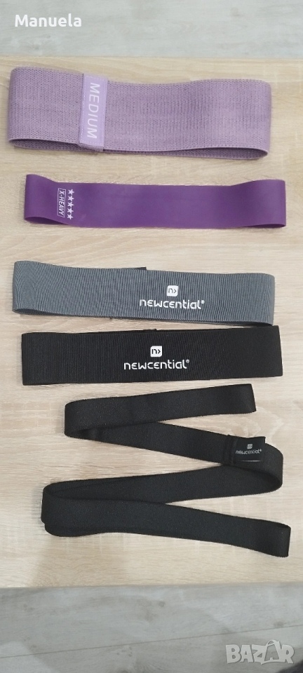 Фитнес ластици 5 бр. с различно съпротивление , снимка 1