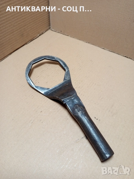 Соц Стар Голям Гаечен Ключ Тегло 0.900кг. 104мм., снимка 1