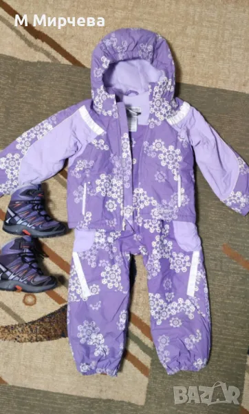 Ски екип за момиче + ботуши/апрески, снимка 1