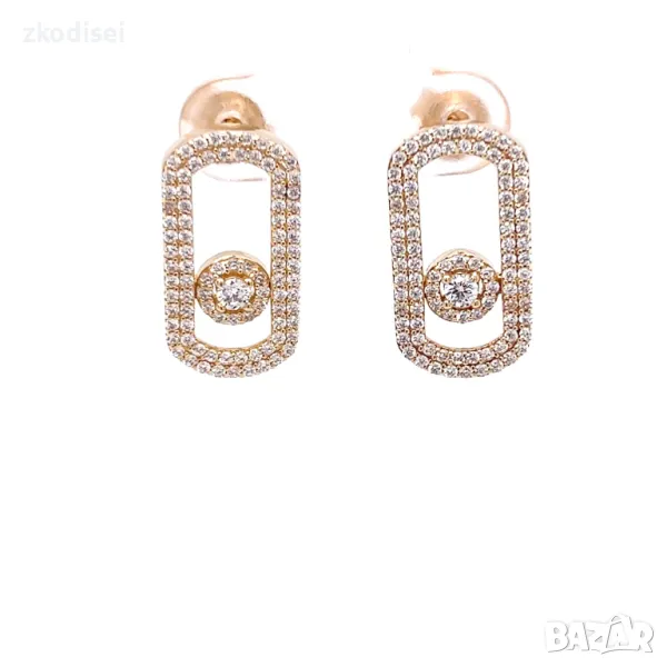 Златни обеци 5,14гр. 14кр. проба:585 модел:26640-5, снимка 1