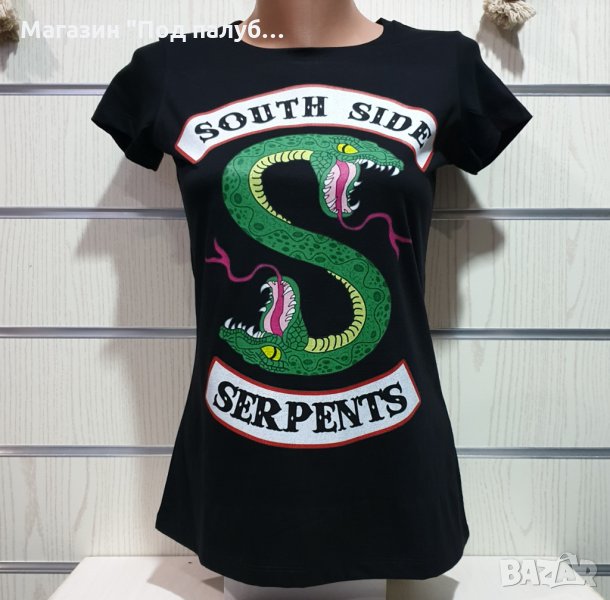 Нова дамска тениска с дигитален печат на сериала RIVERDALE, Southside serpents, снимка 1