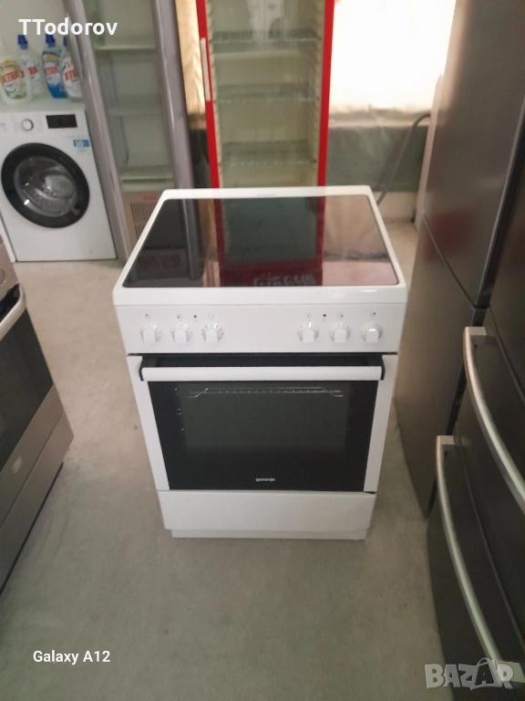 Готварска печка с керамичен плот Gorenje, фурна с вентилатор , снимка 1