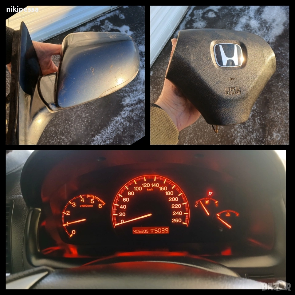 Honda accord 7 , хонда акорд - ляво огледало , километраж , airbag, снимка 1