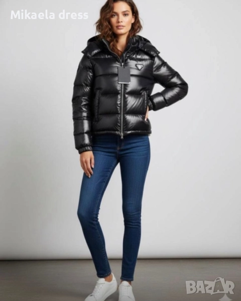 Разкошно суперудобно топло зимно ежедневно яке в черен цвят.С М Л размер, снимка 1