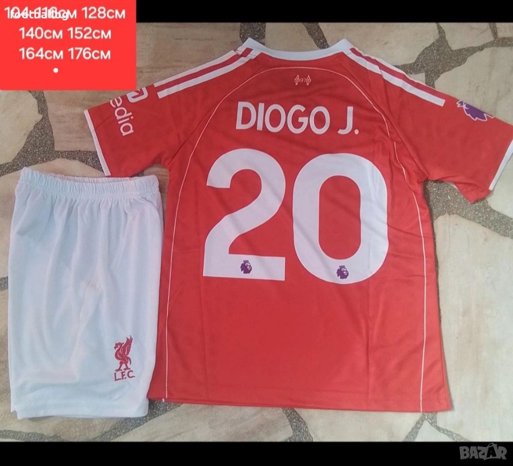 DIOGO J. ❤️⚽️ детско юношески футболни екипи ❤️⚽️ LIVERPOOL , снимка 1