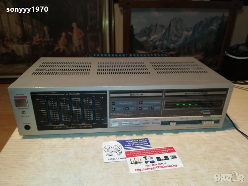 fisher ca-58 amplifier 260w-made in japan/sweden 2210201852, снимка 1