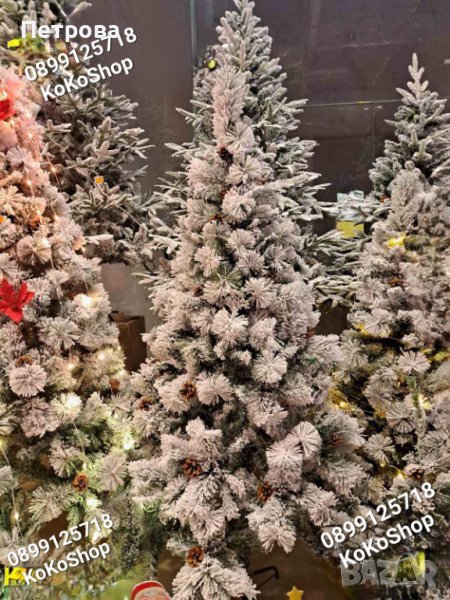 Елха/луксозна заснежена елха/луксозна елха/Коледна елха, снимка 1