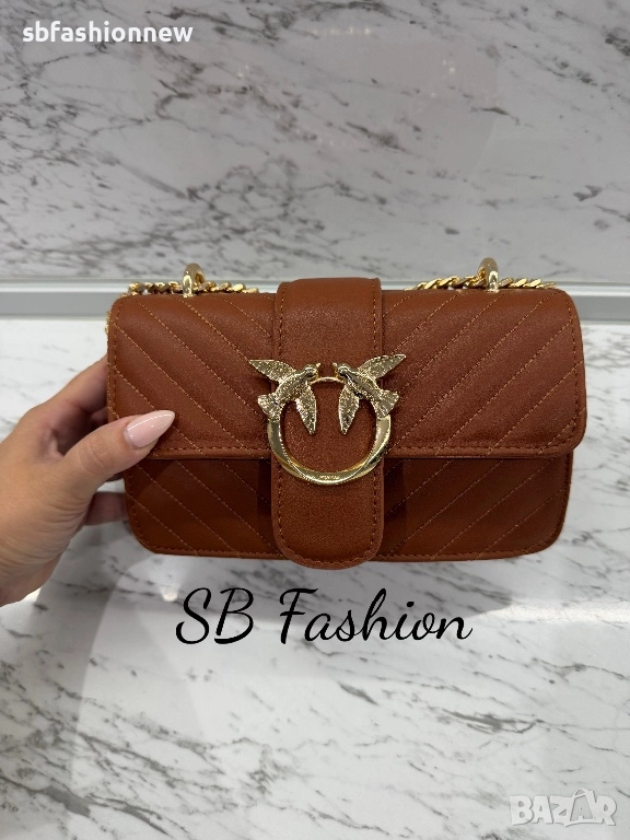 Pinko кафява чанта, снимка 1