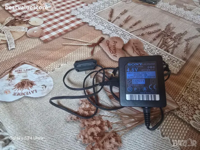 Sony Ac-es455k Зарядно За Джиесем, Диск Плеър, Уокмен, снимка 1