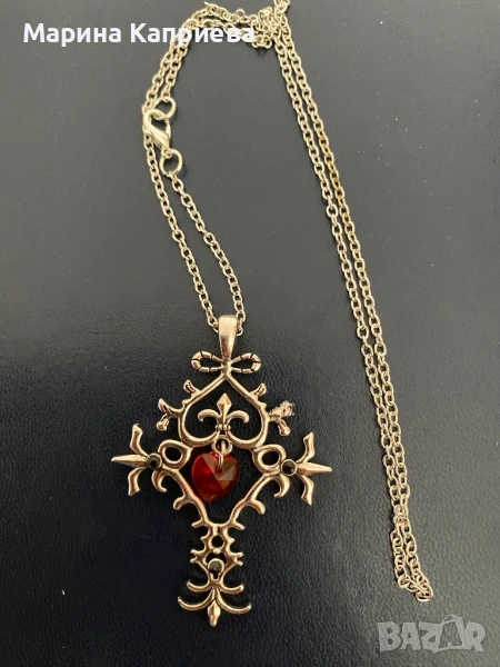 Колие - Кръст . Тематично от Дневниците на вампира К-89, снимка 1