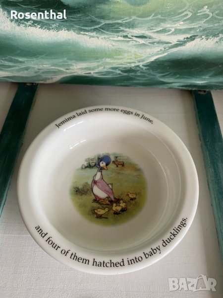 Английска детска купичка за хранене, снимка 1