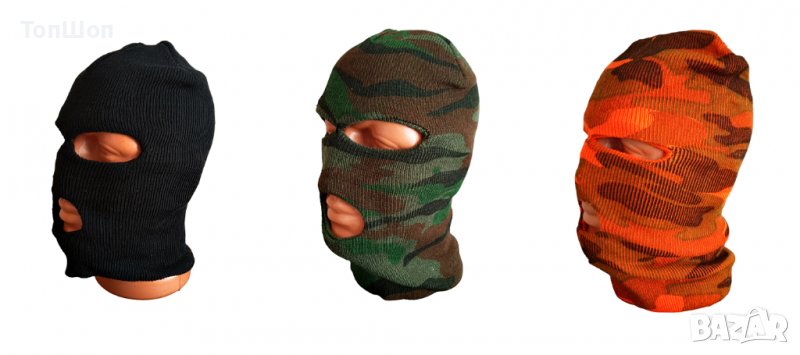 Балаклава зимна шапка маска очи - уста - 3 модела, снимка 1
