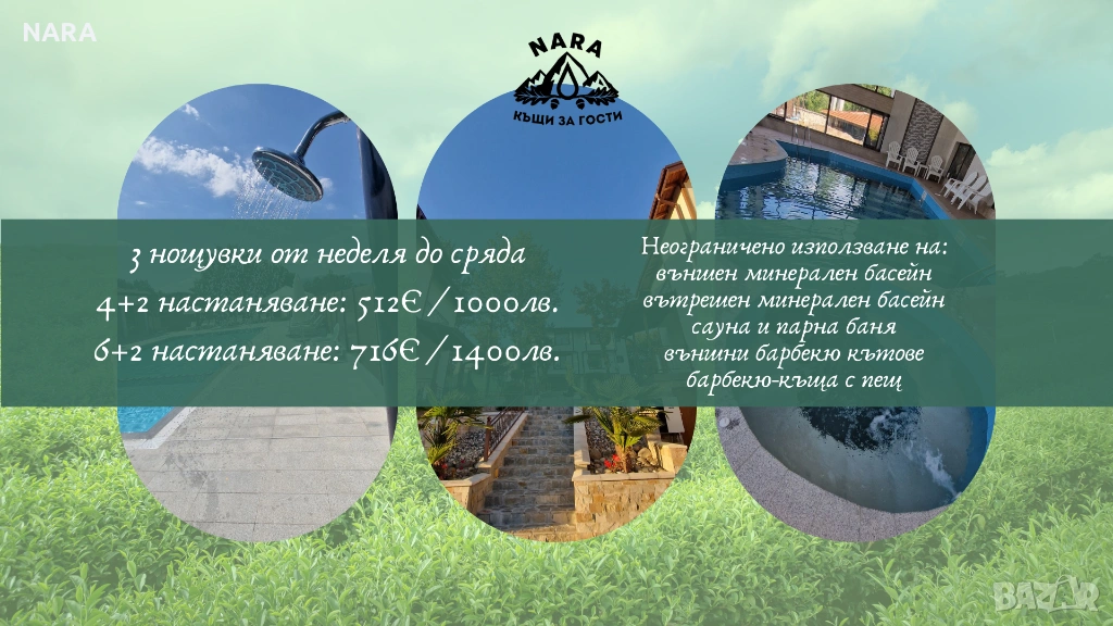 Отстъпка от наем на къща за гости, снимка 1