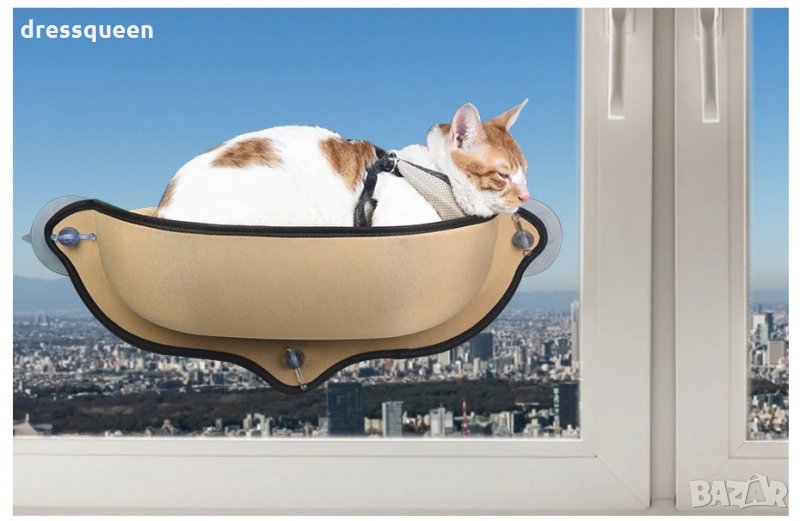 2762 Котешко легло за страничен монтаж на прозорец, снимка 1